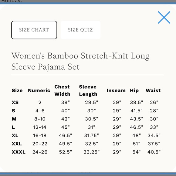 Women's Bamboo Stretch-Knit Long Sleeve Pajama Set Black - Picture 5 of 7